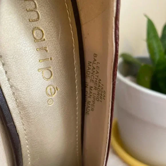 Maripe Madrid heeled loafers 6M - Picture 6 of 7